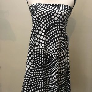 Black And White Polkadot LLR Azure Skirt